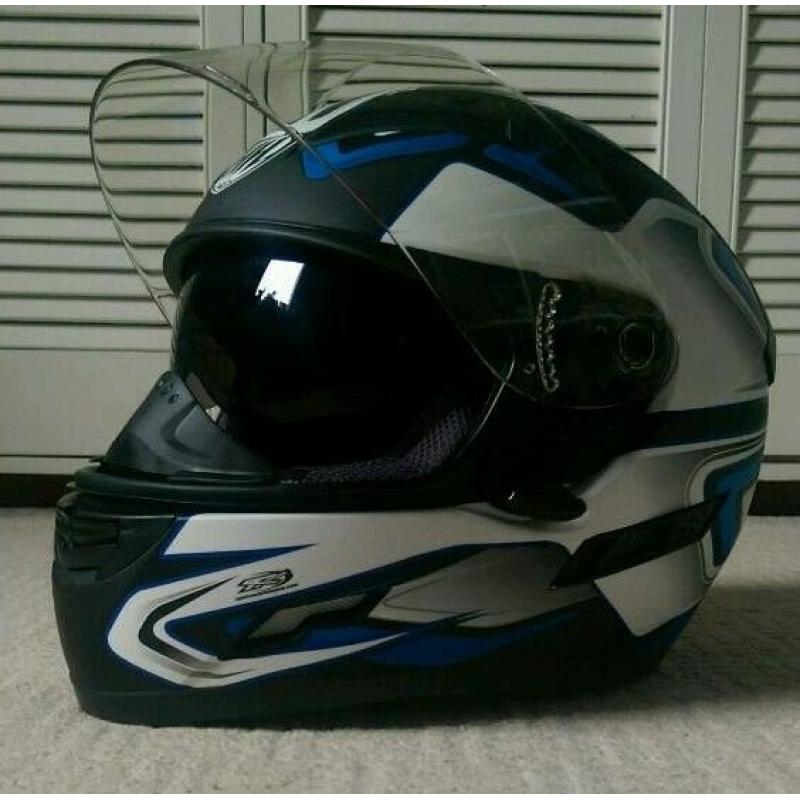 Brand new motorcycle helmet, full face inner sun visor motorbike crash helmet