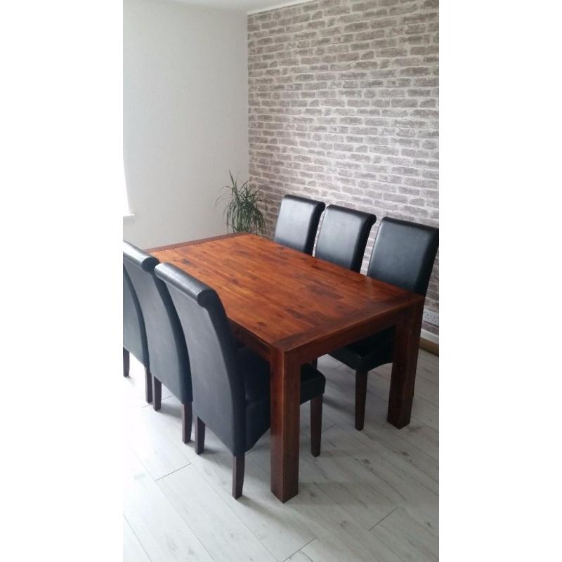 Dining table & chair