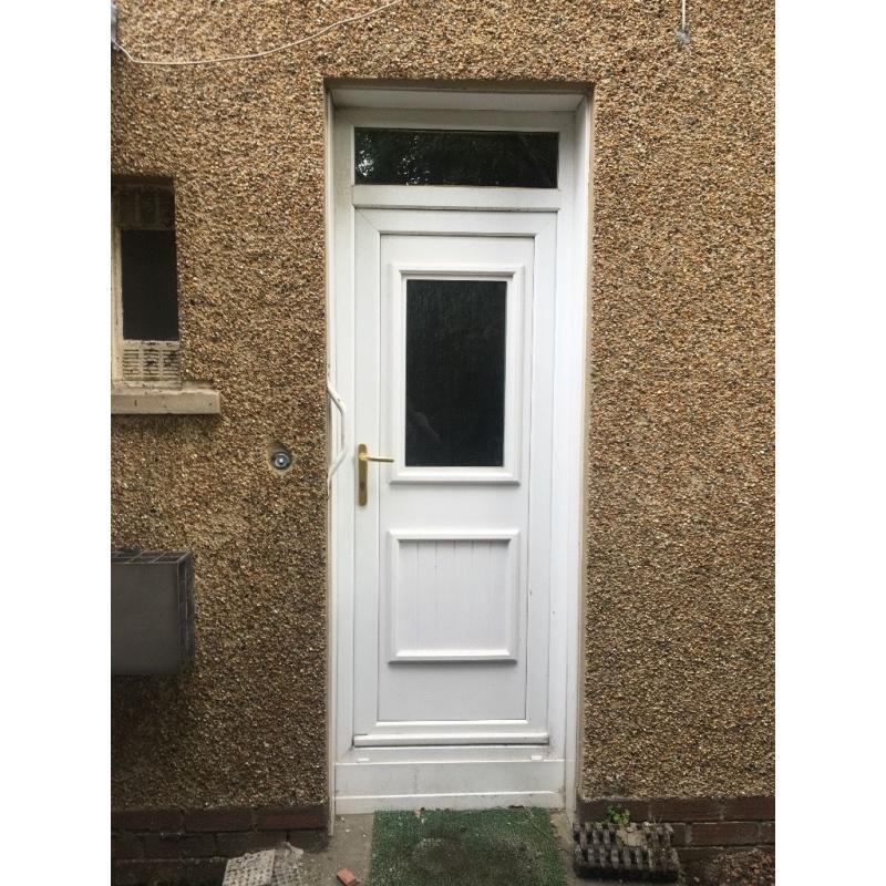 White pvc door for sale 830 x 2270mm
