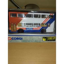 Four Corgi Sunbeam Buses Mint And Boxed