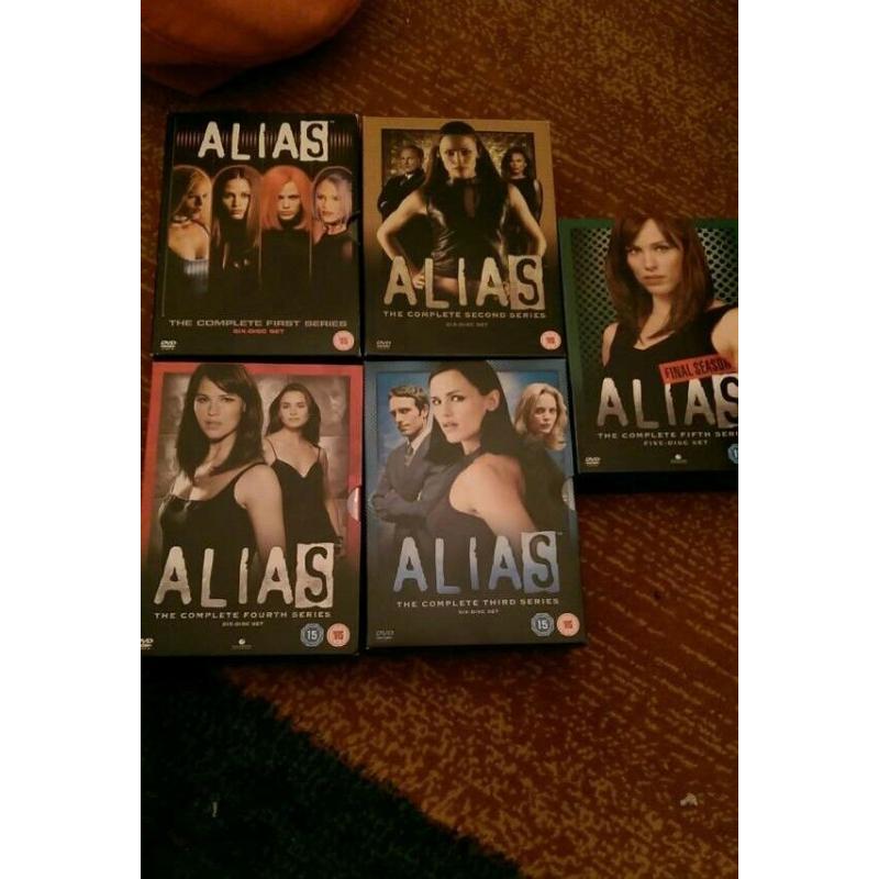 Alias DVD series 1-5 collections