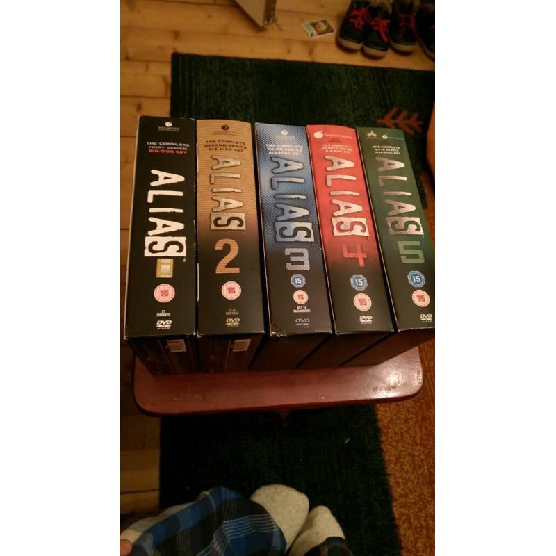 Alias DVD series 1-5 collections