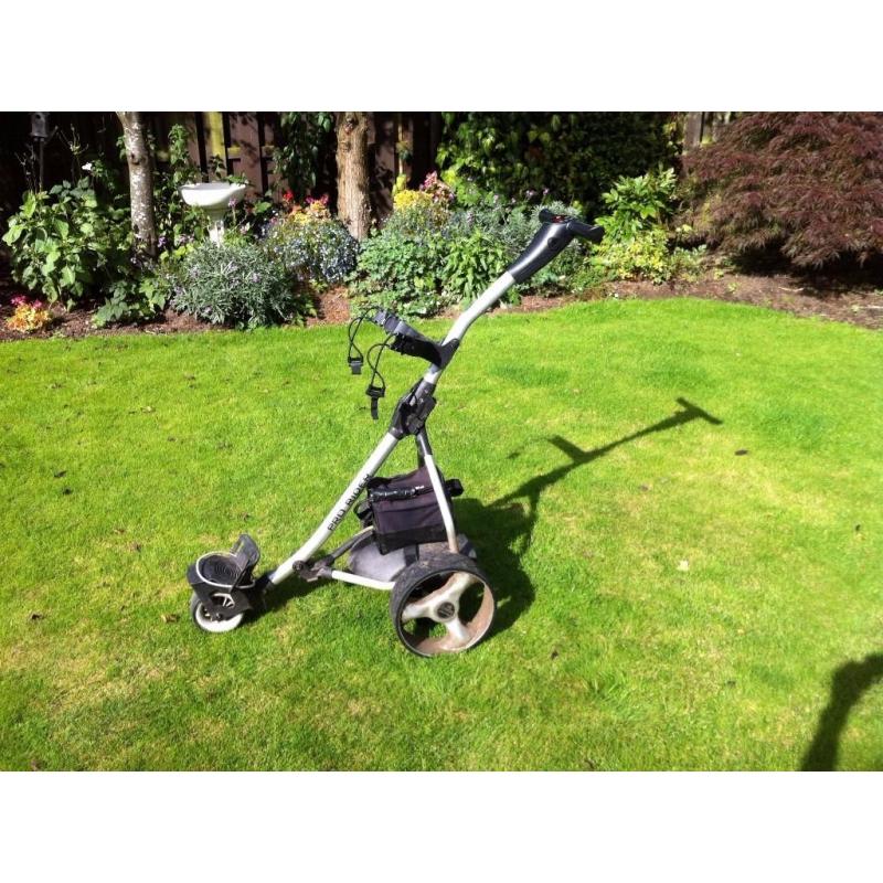 Pro Rider Electric Golf Trolley for Sale includes carry bag, battery and charger.
