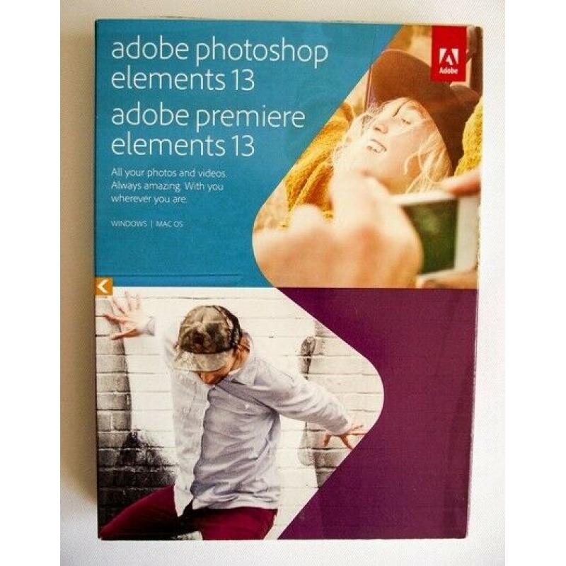 Adobe Photoshop and Premiere Elements 13 Windows & MAC 65237