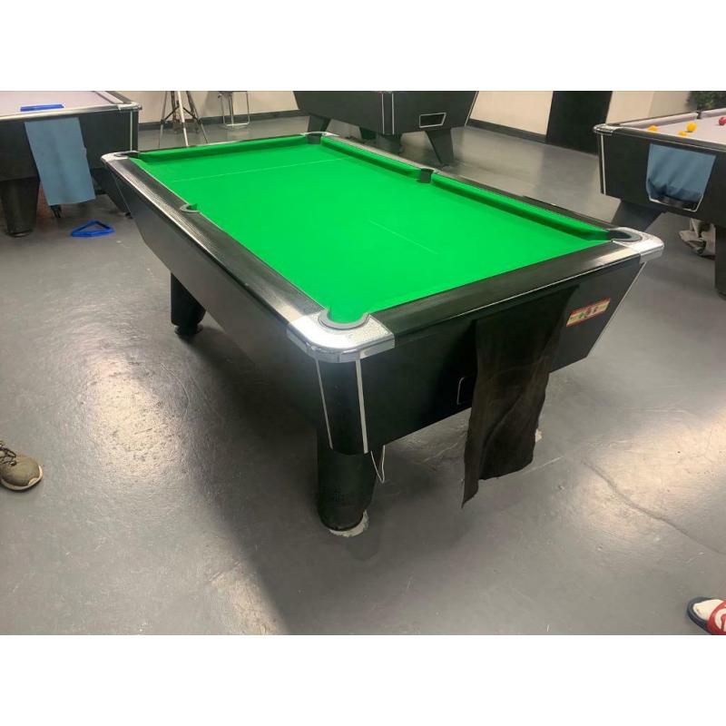 7ft Supreme Winner English Pool tables in black (refurbished)