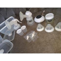 Tommee Tippee Electric breast pump and Manual Pump