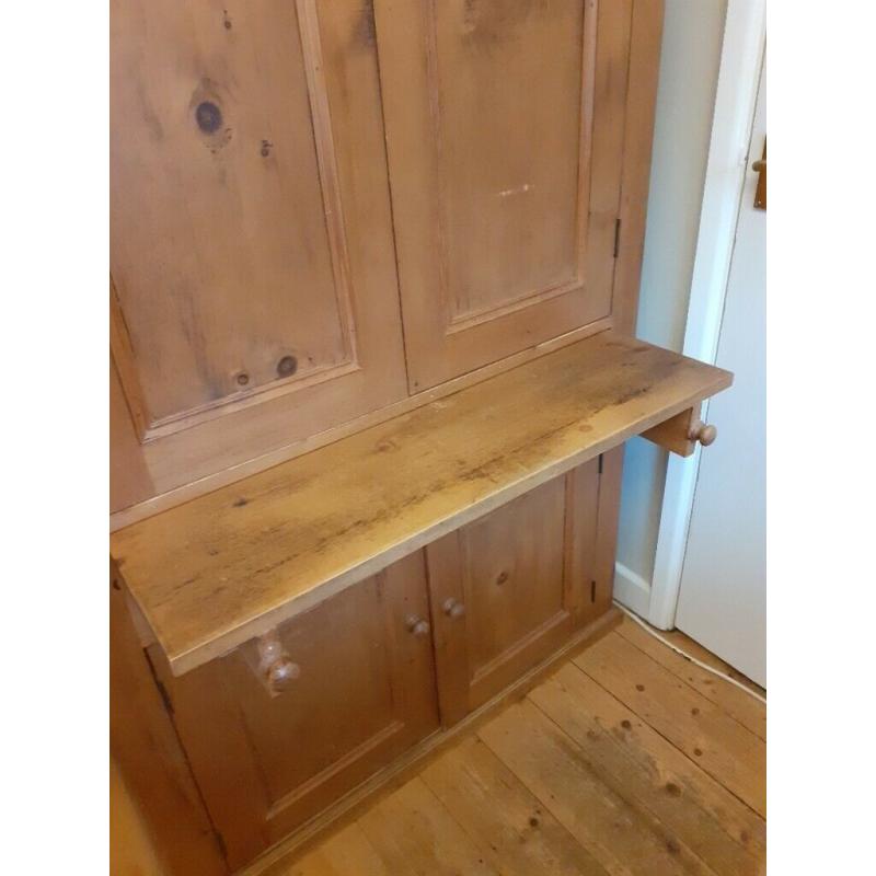 Large pine cupboard/home office