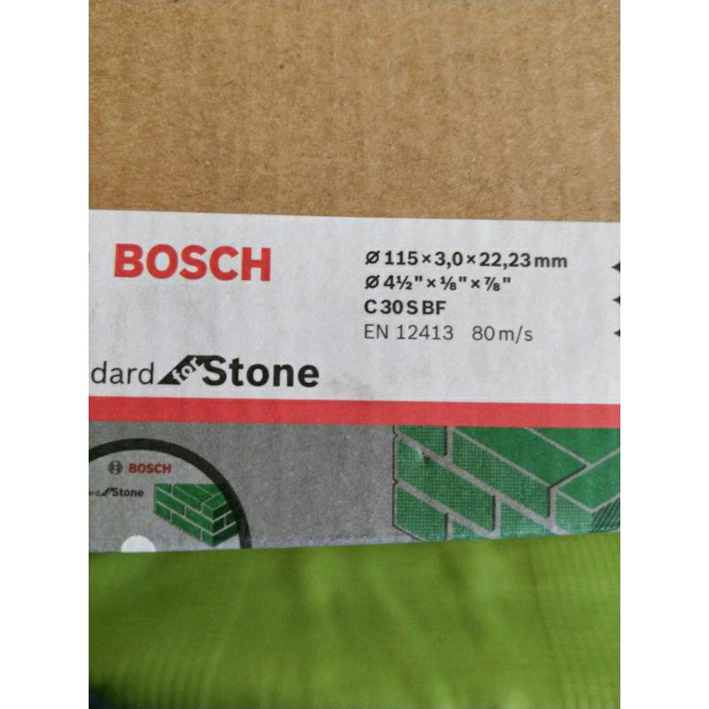 Bosch stone cutting disc - 25 pcs