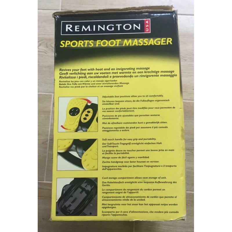 REMINGTON FM-3000 Heated Foot Massager Vibration & Rotating rollers.