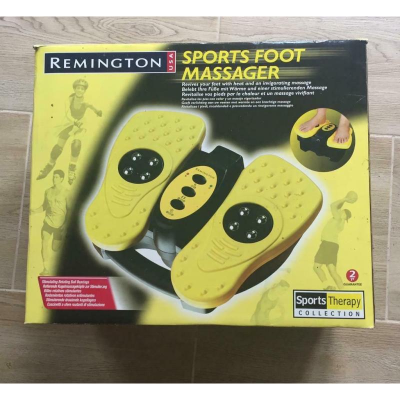 REMINGTON FM-3000 Heated Foot Massager Vibration & Rotating rollers.