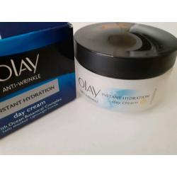OLAY ANTI-WRINKLE INSTANT HYDRATION CREAM, BRAND NEW & BOXED, UNUSED
