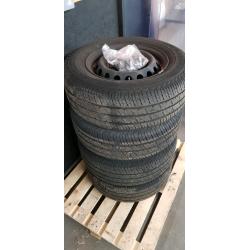 15" Continental Tyres and Rims.