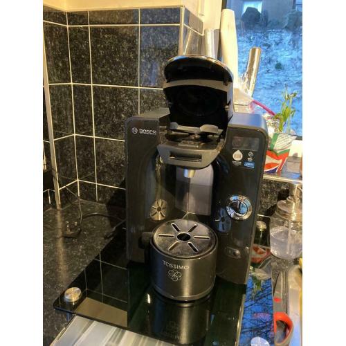 Bosch Tassimo Coffee Maker with storage drawers/stand