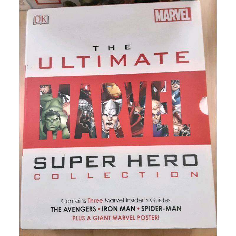 Ultimate super heros books and poster