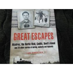 SALE Book - 'Great Escapes' - Ian Crofton - Over 20 stories of daring & ingenuity