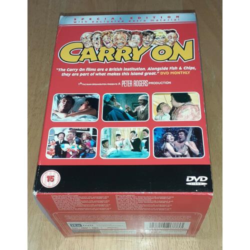 Carry On Collection Special Editions DVD Box Set. 8 Films in Total