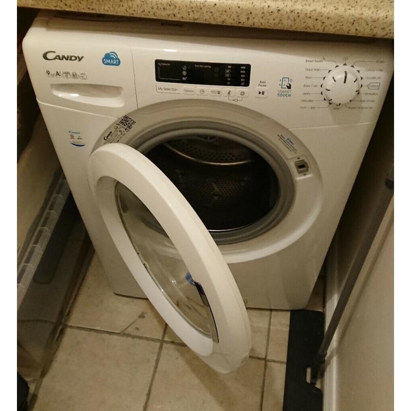 As-new smart washing machine 9KG, 1400RPM, A+++(Candy CVS 1492D3)