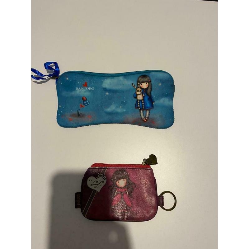 Gorjuss zip purse and pencil case