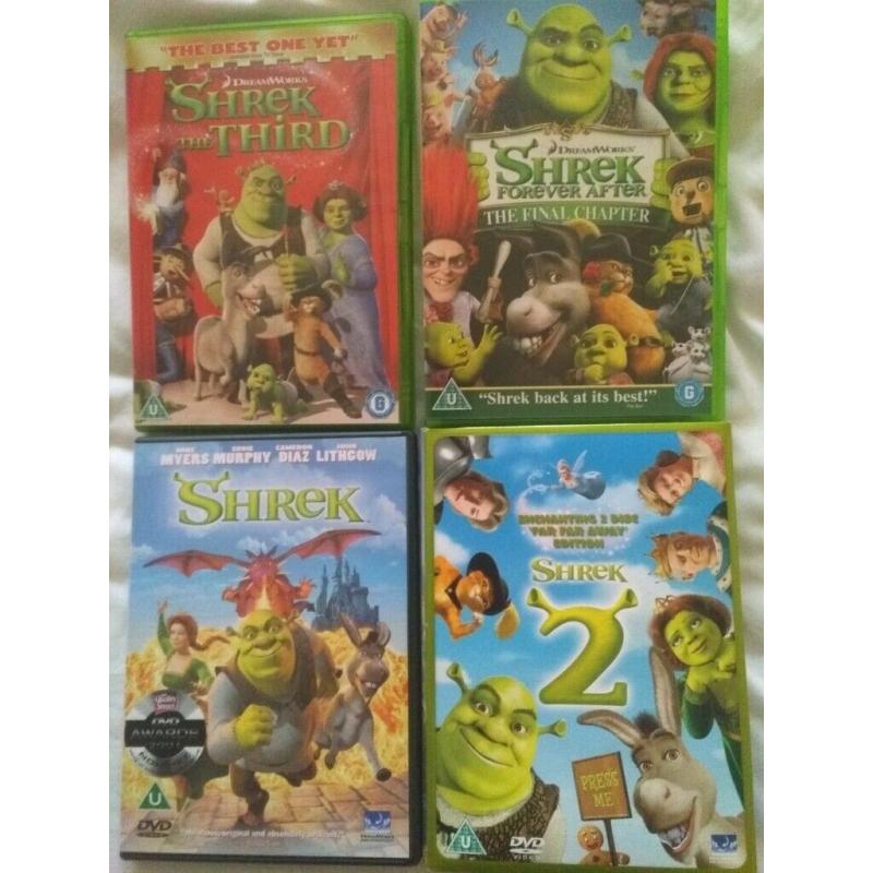Shrek DVD's