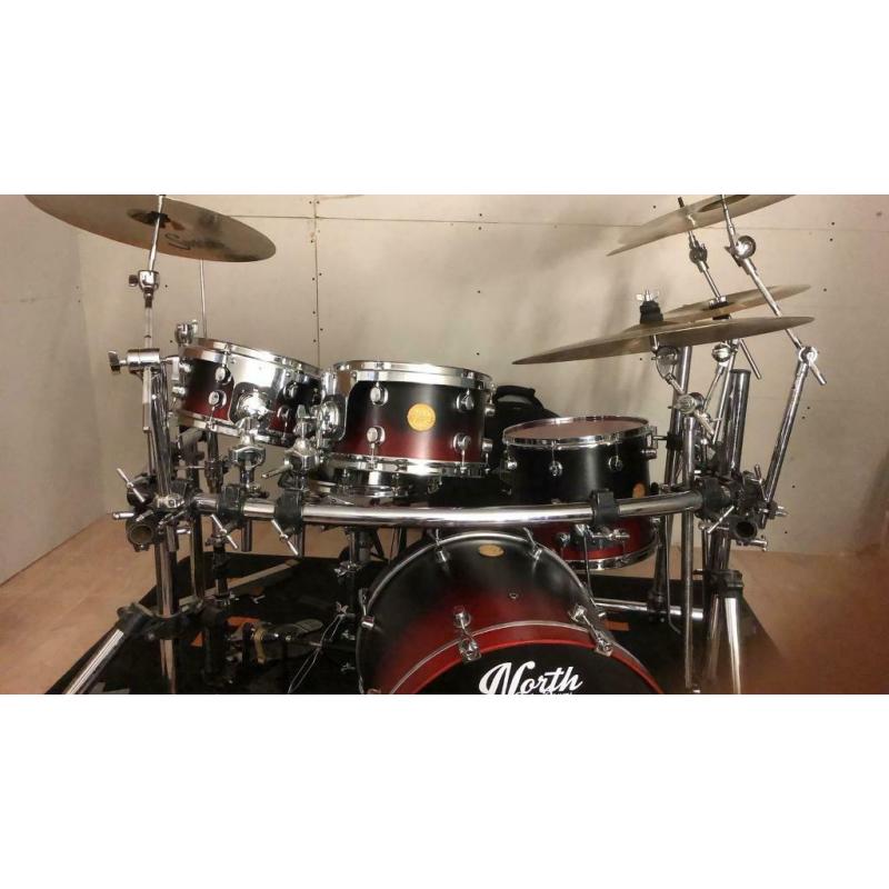 North Custom drum kit
