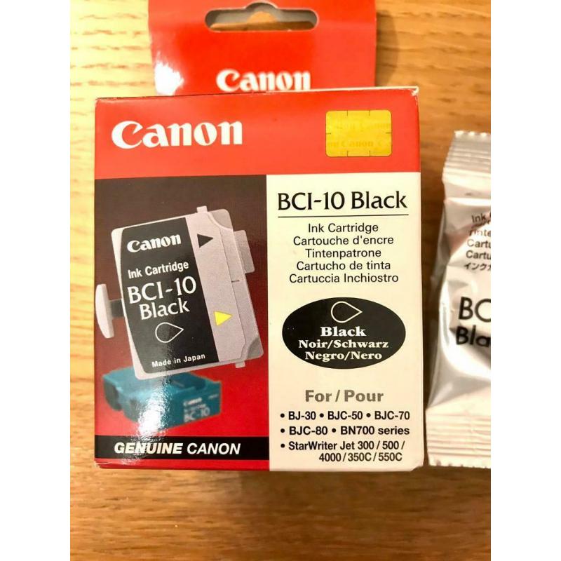 Canon print cartridges x 5