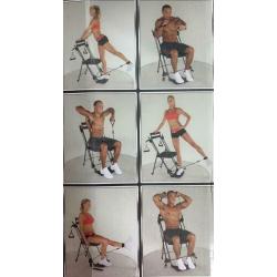 CHAIR GYM Total Body Exercise System with Twister Seat