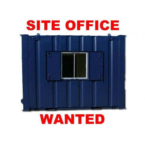 SITE OFFICE (32ft x 10ft) - ANTI VANDAL CONTAINER (WANTED)