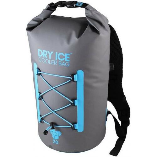Dry Ice Premium Waterproof Ice Cooler Insulated Backpack, Grey, 40 Litre - Brand New!