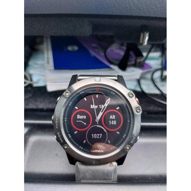 Garmin Fenix 5x sapphire GPS fitness watch