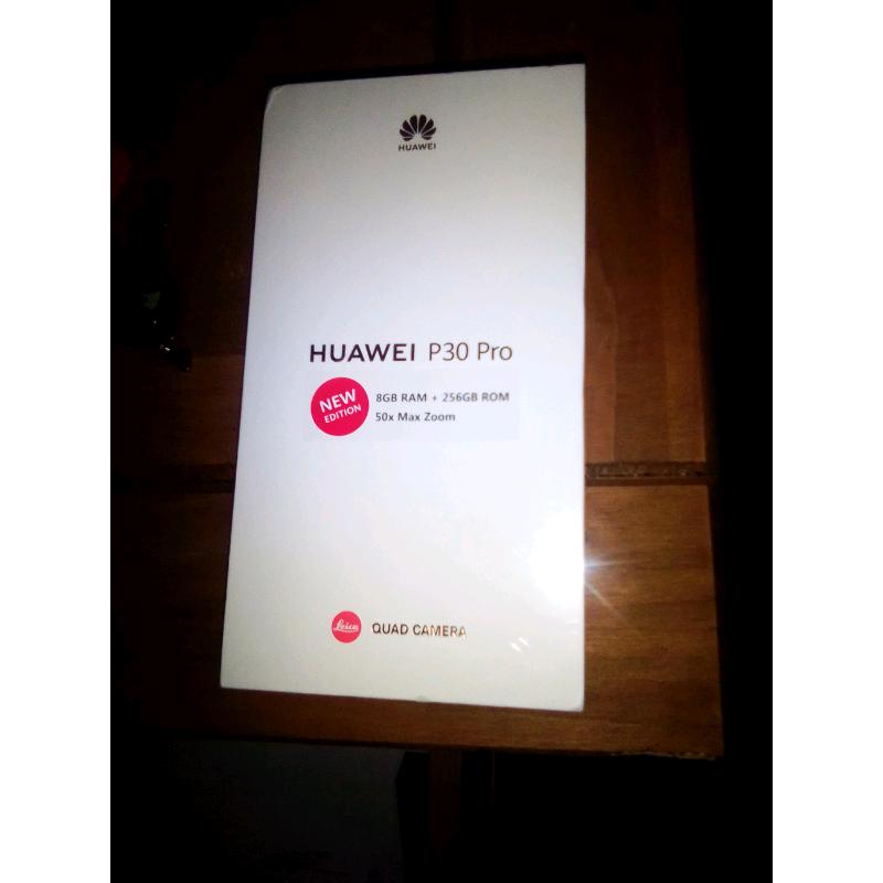 Brand new boxed Huawei p30 pro new addition 2020 model