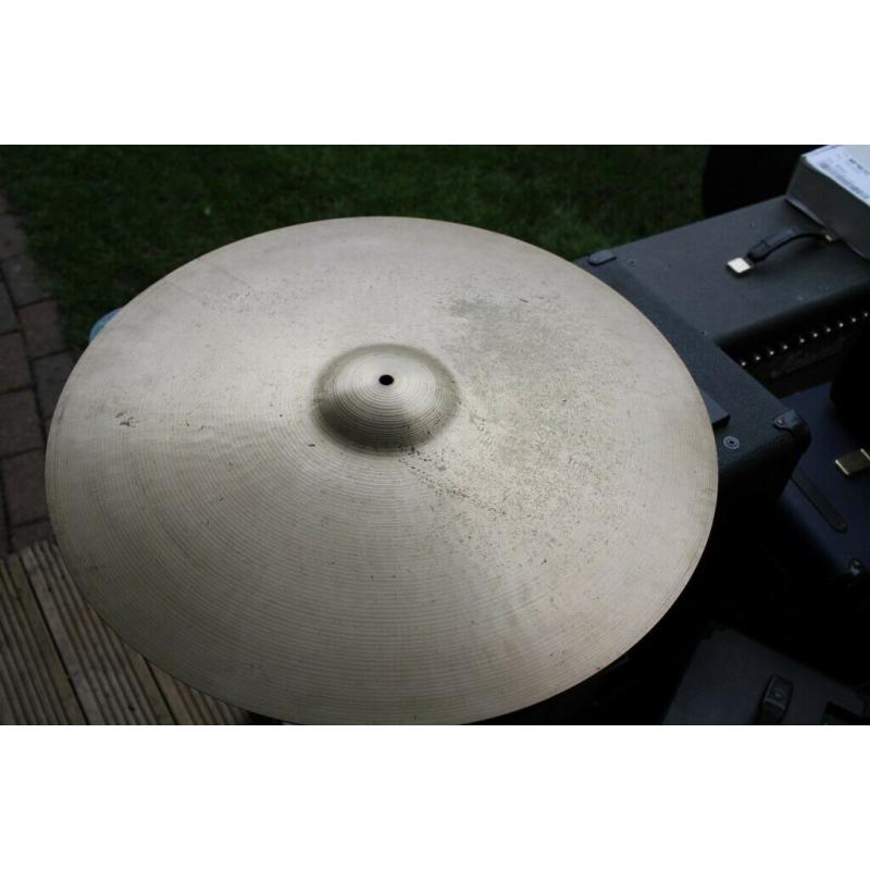 Paiste Formula 602 24 inch Thin cymbal -'50s/ '60s -Rare - Vintage