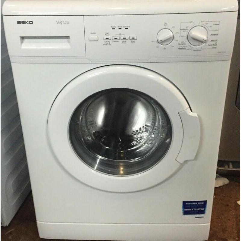 33 Beko WM5101 5kg 1000Spin White A+A Rated Washing Machine 1YEAR WARRANTY FREE DEL N FIT