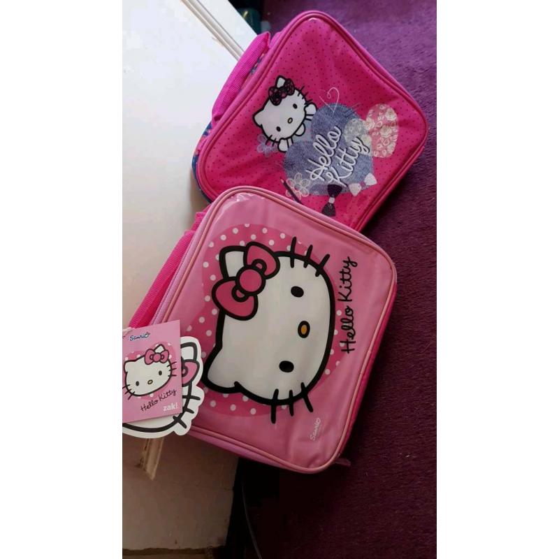 New 2x Hello kitty lunchbags