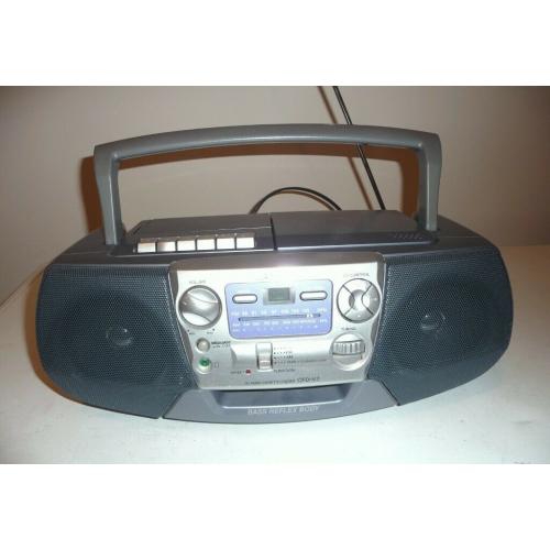 SONY CFD-V7 CD Radio Cassette - Recorder Boombox. Blue / Grey