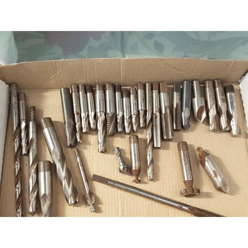 Assorted Box of 30 Used Drills/Cutters