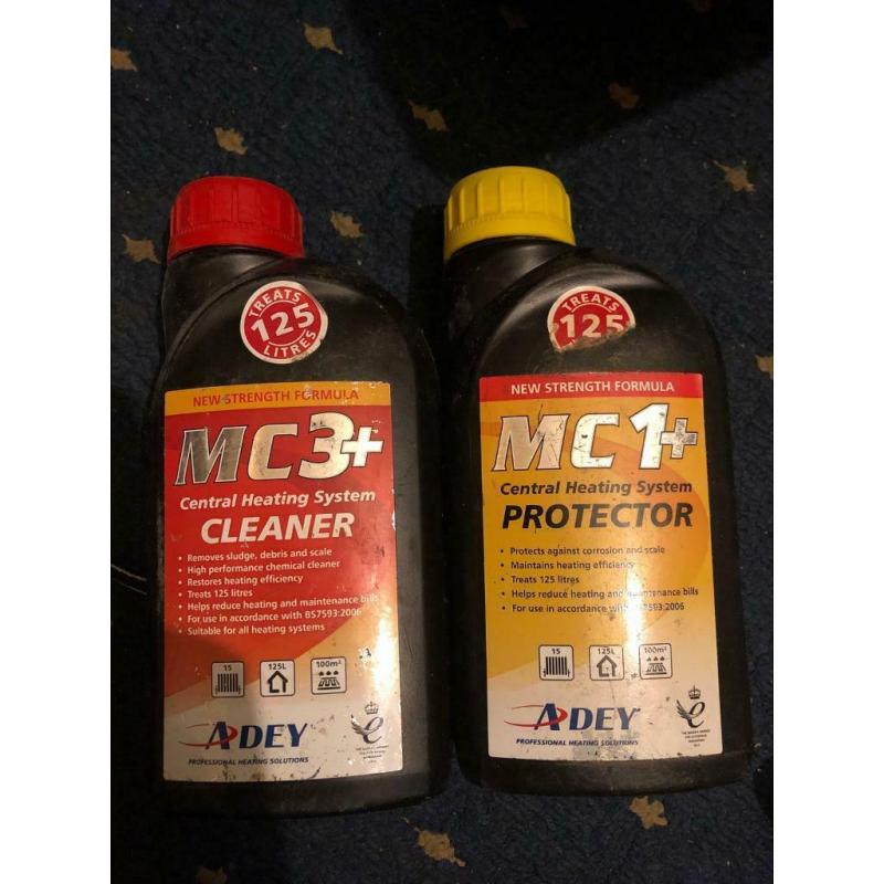 ADEY MC1+ and MC3+ Central Heating System Protector and Cleaner 500ml