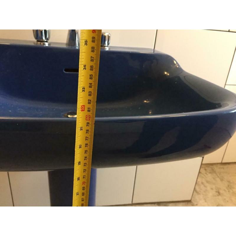 Ideal standard blue Michelangelo sinks and toilets