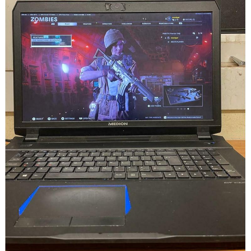 Median ERAZER 17? gaming laptop