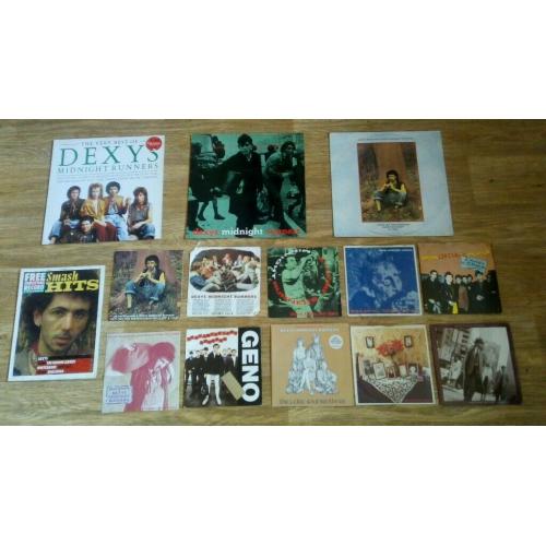 14 x dexy's midnight runners vinyl collection LP's / 7 inch / magazine 80's