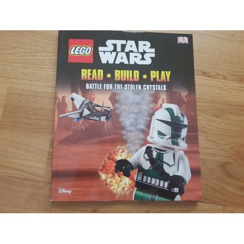 Star Wars Battle for the Stolen Crystals Lego book