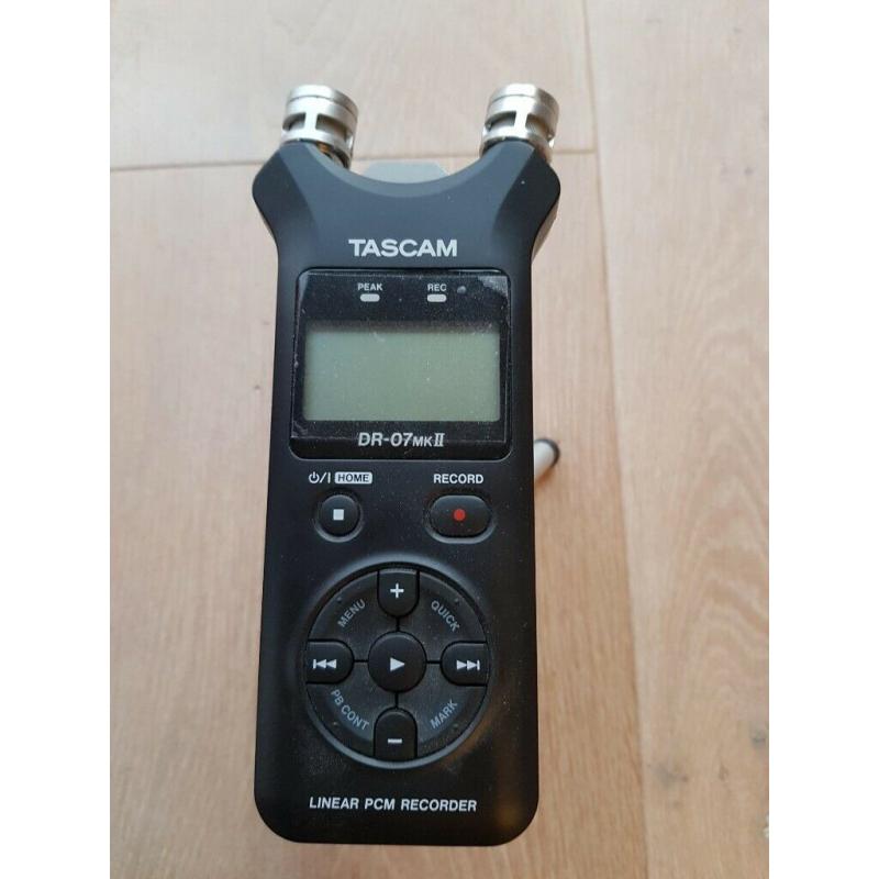 Tascam DR-07 Mk II Linear PCM Sound Recorder.