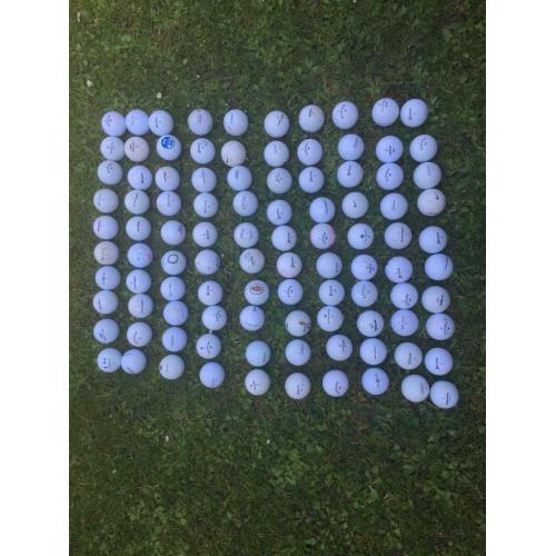 100 golf balls callaway your srixon titlest top flite Nike - Taylor made