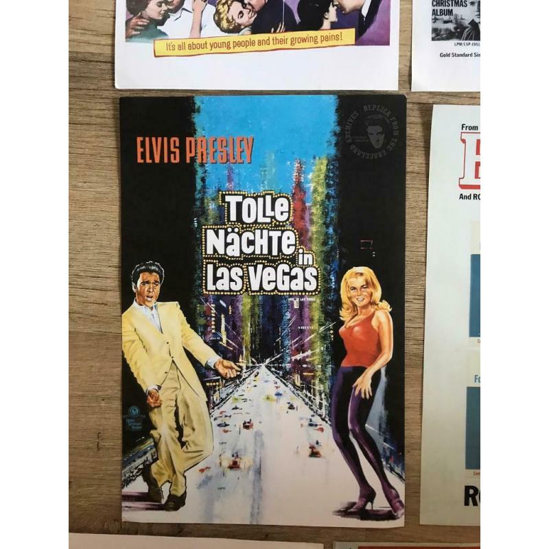 Elvis Graceland replica poster adverts x10