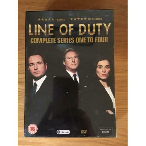 Line of Duty DVD box set, series 1-4