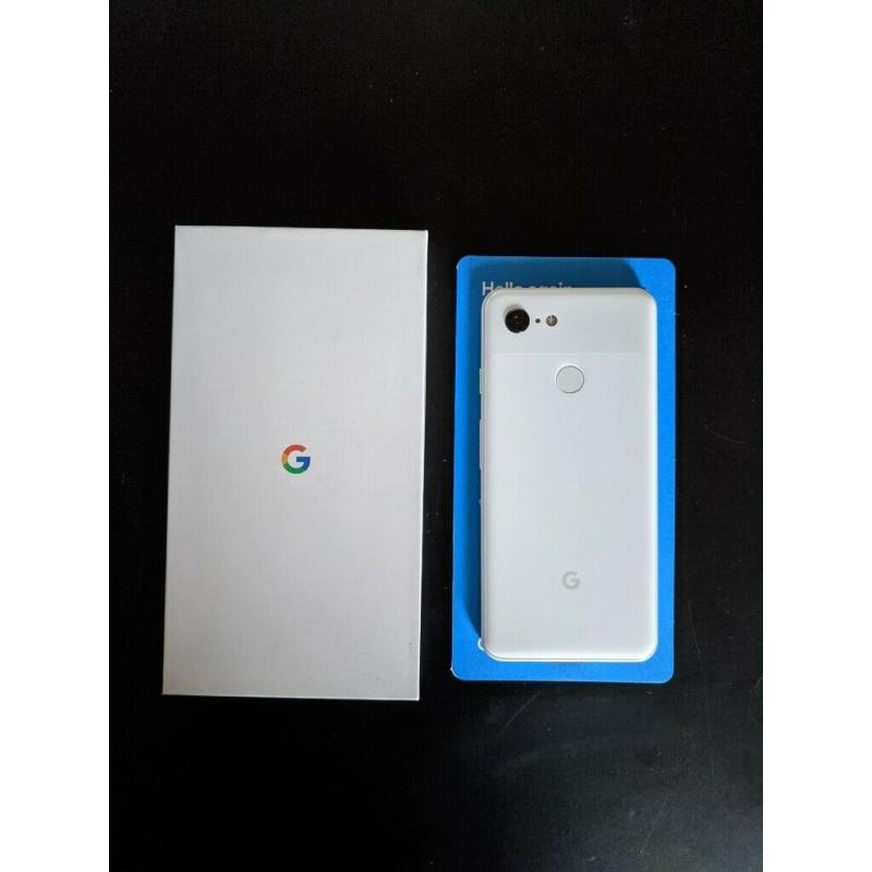 Mobile phone - Google pixel 3 - 64gb - clearly white - unlocked device