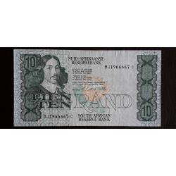 South Africa TEN RAND green Jan van Riebeeck banknote not coin