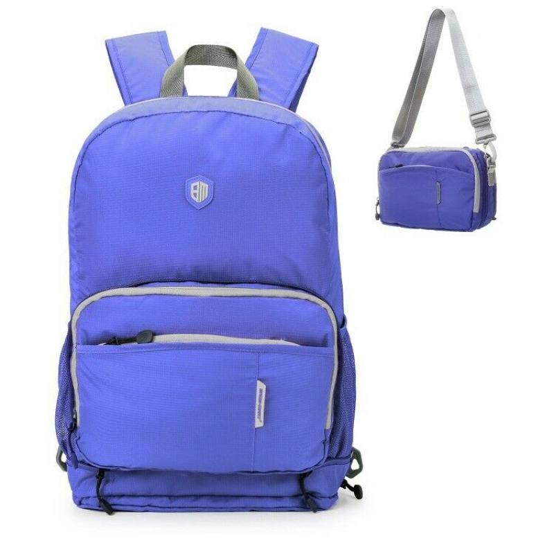 Foldable/Compact Travel Bag (Strong, High Quality, Purple)