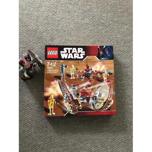 Star Wars Lego 7670 Hailfire Droid & Spider Droid