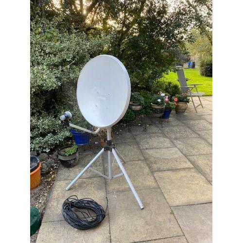 Portable 60cm satellite dish