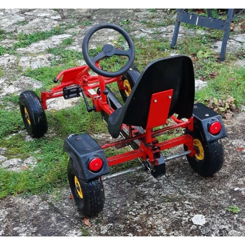 Go Kart Dino Junior robust build, red go cart gokart
